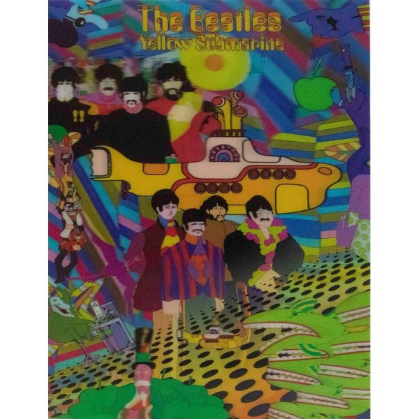 Beatles - Yellow Submarine - 3D Lenticular Poster - 12x16 Print - New Fashion