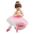 Ballerina Girl Heart Personalized Ornament Hot on Sale