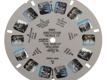 Amsterdam - Venice of the North - Holland - View-Master Printed Reel - vintage - (REL-1905x) Online Hot Sale