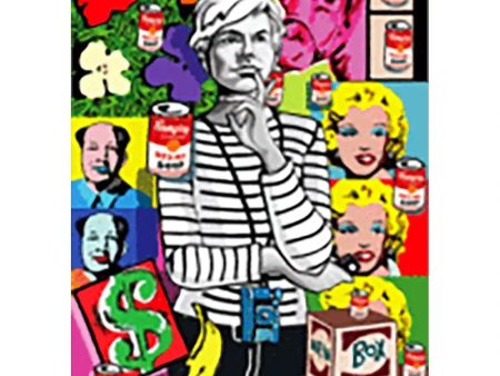 Juan Carlos Espejo - Andy Warhol - 3D Lenticular Postcard Greeting Card on Sale