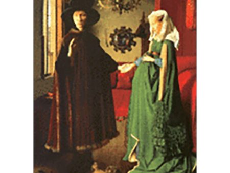 Jan Van Eyck - The Arnolfini Portrait - 3D Lenticular Postcard Greeting Card Online Hot Sale