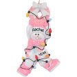 Pink Baby Girl Christmas Lights Ornament For Cheap