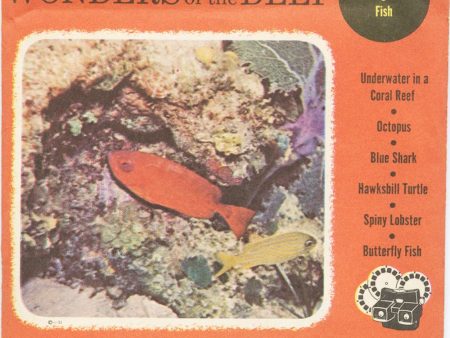 Wonders of the Deep - View-Master 3 Reel Packet - 1954 - vintage - 990-A,B,C-S3 Online Hot Sale