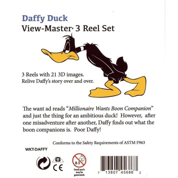 Daffy Duck - View-Master 3 Reel Set  - NEW - (1009) For Sale