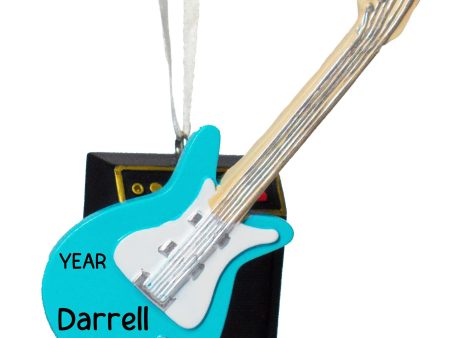 Electric Guitar 3D Christmas Ornament Online Sale