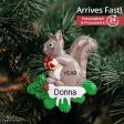 Squirrel Personalized Christmas Ornament Fashion