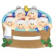 Hot Tub Family of 6 Christmas Ornament Discount