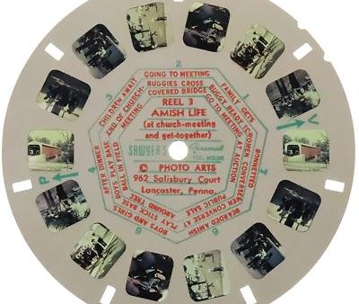 Amish Life at Church-Meeting Get Together - View-Master Personal-Commercial Reel - vintage Discount