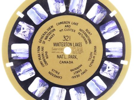 Banff Nat l Park, Canada - View-Master Blue Ring Reel - vintage - (BR-319n) Online Sale