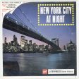 New York City at Night - View-Master Reel Packet - 1970s views - vintage - (A647-G1) For Sale