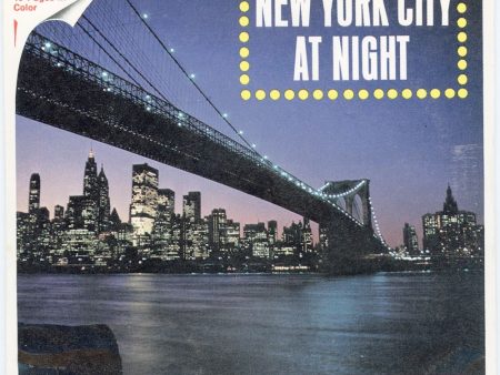 New York City at Night - View-Master Reel Packet - 1970s views - vintage - (A647-G1) For Sale