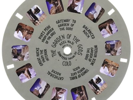 Garden of the Gods  - View-Master Hand-Lettered Reel - vintage - (HL-51c) For Cheap