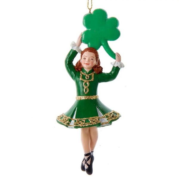 Irish Dancer Shamrock Christmas Ornament Supply