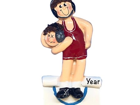 Wrestling Guy Personalized Ornament Hot on Sale