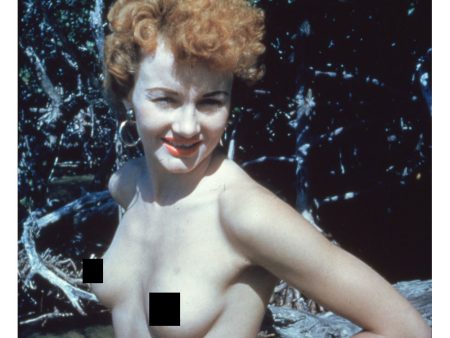 3D Stereo Twin - 35mm Pinup Slides - Redhead in the Bushes - vintage For Cheap