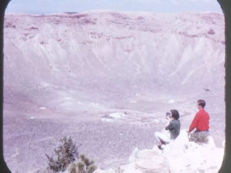 Arizona Meteor Crater - Near Winslow, Arizona - View-Master Single On-Location Reel - vintage - #37 Fashion