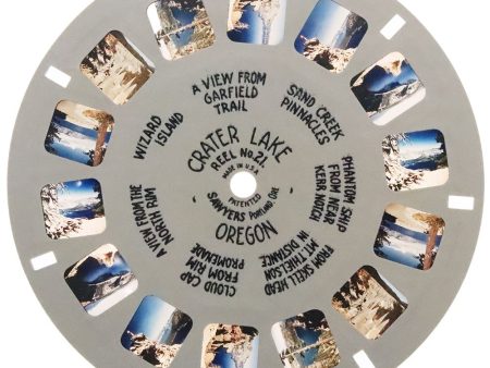 Crater Lake Nat l Park, Oregon - View-Master Hand-Lettered Reel - vintage - (HL-21c) Online Hot Sale