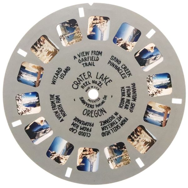 Crater Lake Nat l Park, Oregon - View-Master Hand-Lettered Reel - vintage - (HL-21c) Online Hot Sale