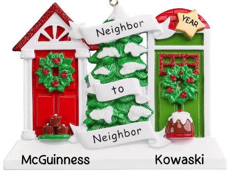 Neighbor to Neighbor Personalized Ornament For Sale