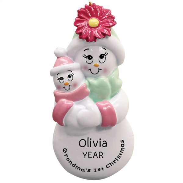 Grandma s 1st Christmas Ornament - Pink Cheap