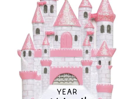 Princess Castle Christmas Ornament Online now