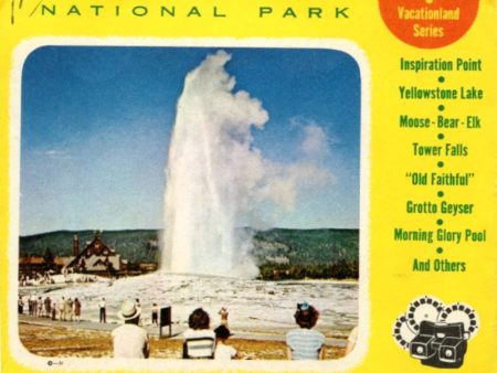 Yellowstone National Park - View-Master 3 Reel Packet - 1950s Views - Vintage - (ECO-A306-S4-a) Discount