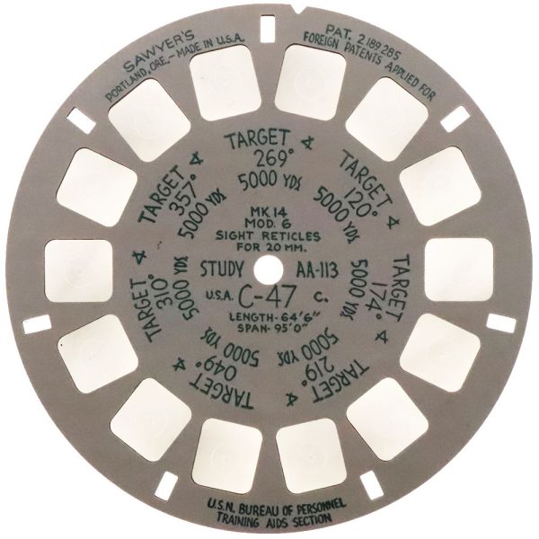 AA-113 - Military Range Estimation Study Reel - Douglas C-47 Skytrain - naval aviation reel - vintage Online now