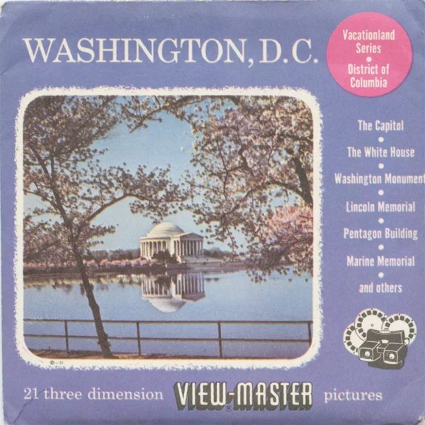 Washington, D.C. - View-Master 3 Reel Packet - vintage - 136-A,B,C-S3 For Cheap