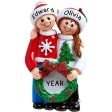 Ugly Sweater Couple Christmas Ornament Online Sale