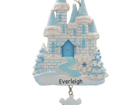 Frozen Ice Castle Christmas Ornament For Cheap