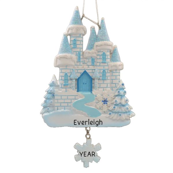 Frozen Ice Castle Christmas Ornament For Cheap