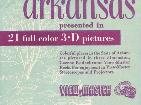 Arkansas - View-Master 3 Reel Packet - vintage - AK1,AK2,AK3-S2 Online Hot Sale