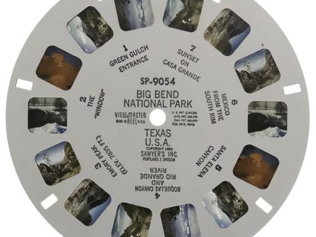 Big Bend National Park, Texas USA - View-Master SP Reel - vintage - (SP-9054) Supply