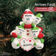 Mom With 3 Children Christmas Ornament Fashion