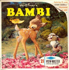 Bambi - Clay Figure Art  - View-Master - Vintage -  3 Reel Packet - 1960s views - B400 Hot on Sale