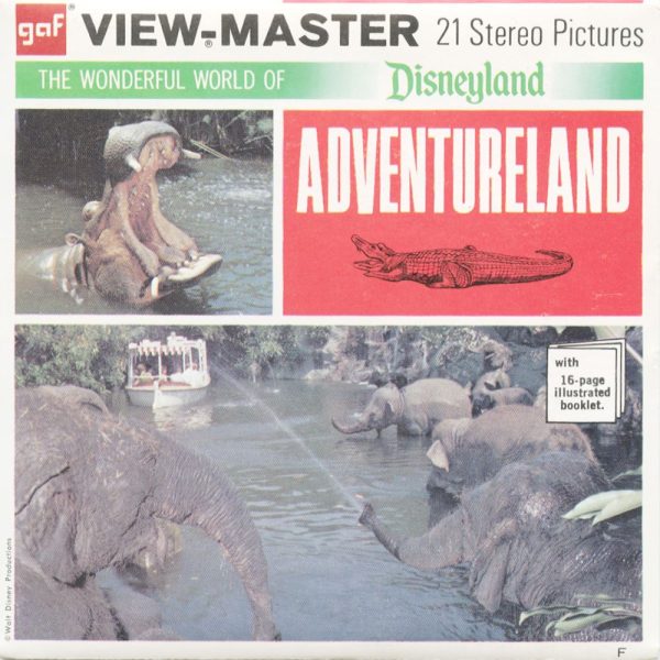 Adventureland - View-Master 3 Reel Packet - vintage - A177-G3F Sale