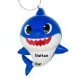 Baby Shark - Daddy Shark Blue Christmas Ornament For Cheap