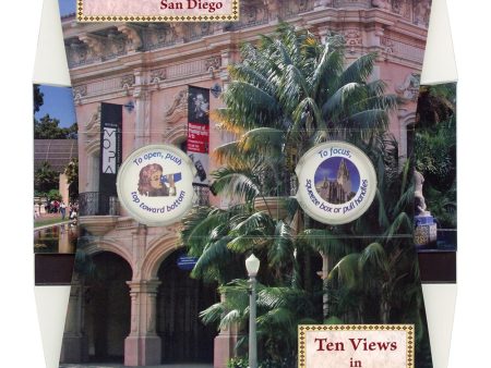 Balboa Park - San Diego, California - OH WOW Greeting Card - Mailable Viewer with 10 view cards - NEW Online Hot Sale