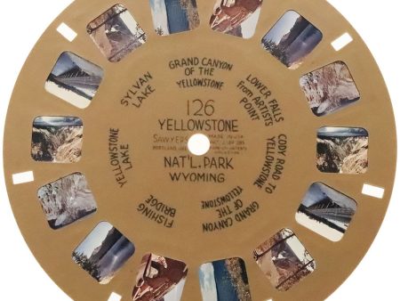 Yellowstone Nat l Park - Wyoming - View-Master Buff Reel - vintage - (BUF-126n) Discount