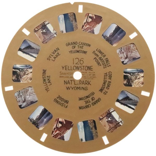 Yellowstone Nat l Park - Wyoming - View-Master Buff Reel - vintage - (BUF-126n) Discount