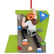 Rock Climbing Christmas Ornament - Girl Sale