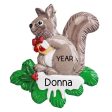 Squirrel Personalized Christmas Ornament Fashion