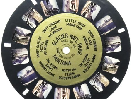 Gold Center ViewMaster Reel 46 Glacier National Park on Sale