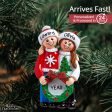 Ugly Sweater Couple Christmas Ornament Online Sale