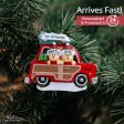 SUV Car Christmas Tree Bear Couple Christmas Ornament Sale