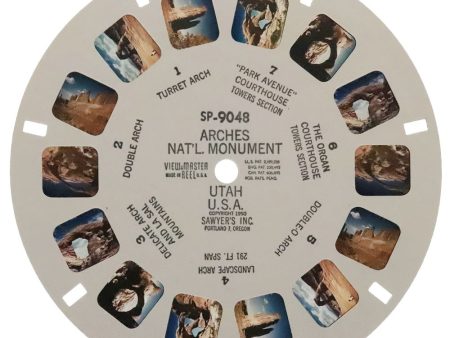 Arches National Monument Utah USA - View-Master SP Reel - vintage - (SP-9048) For Cheap