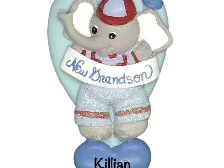 New Grandson Personalized Ornament Sale