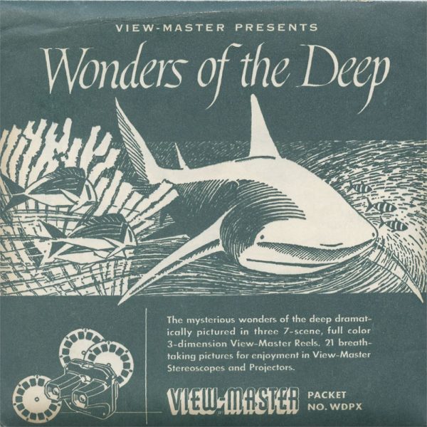 Wonders of the Deep - View-Master 3 Reel Packet - vintage - S2 Cheap