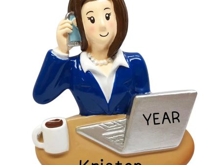 Business Woman Personalized Ornament - First Job Sale