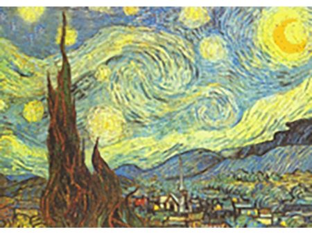 Vincent Van Gogh - Starry Night - Motion - 3D Lenticular Postcard - NEW Online Hot Sale